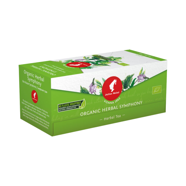 Julius Meinl Bio Tee Kräuter Symphonie Kräutertee, 25 Teebeutel im Kuvert,